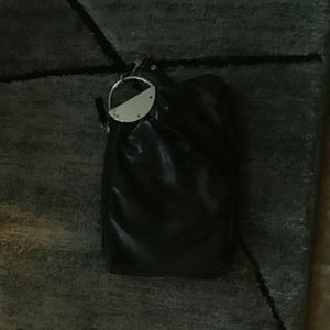Black mini side bag